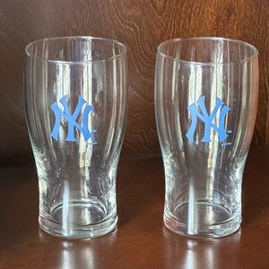 New York Yankees Drinking Glass